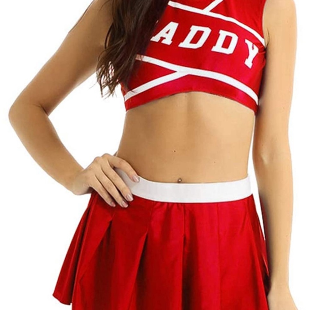 NWT SEXY DADDY CHEERLEADER OUTFIT NEVER WORN